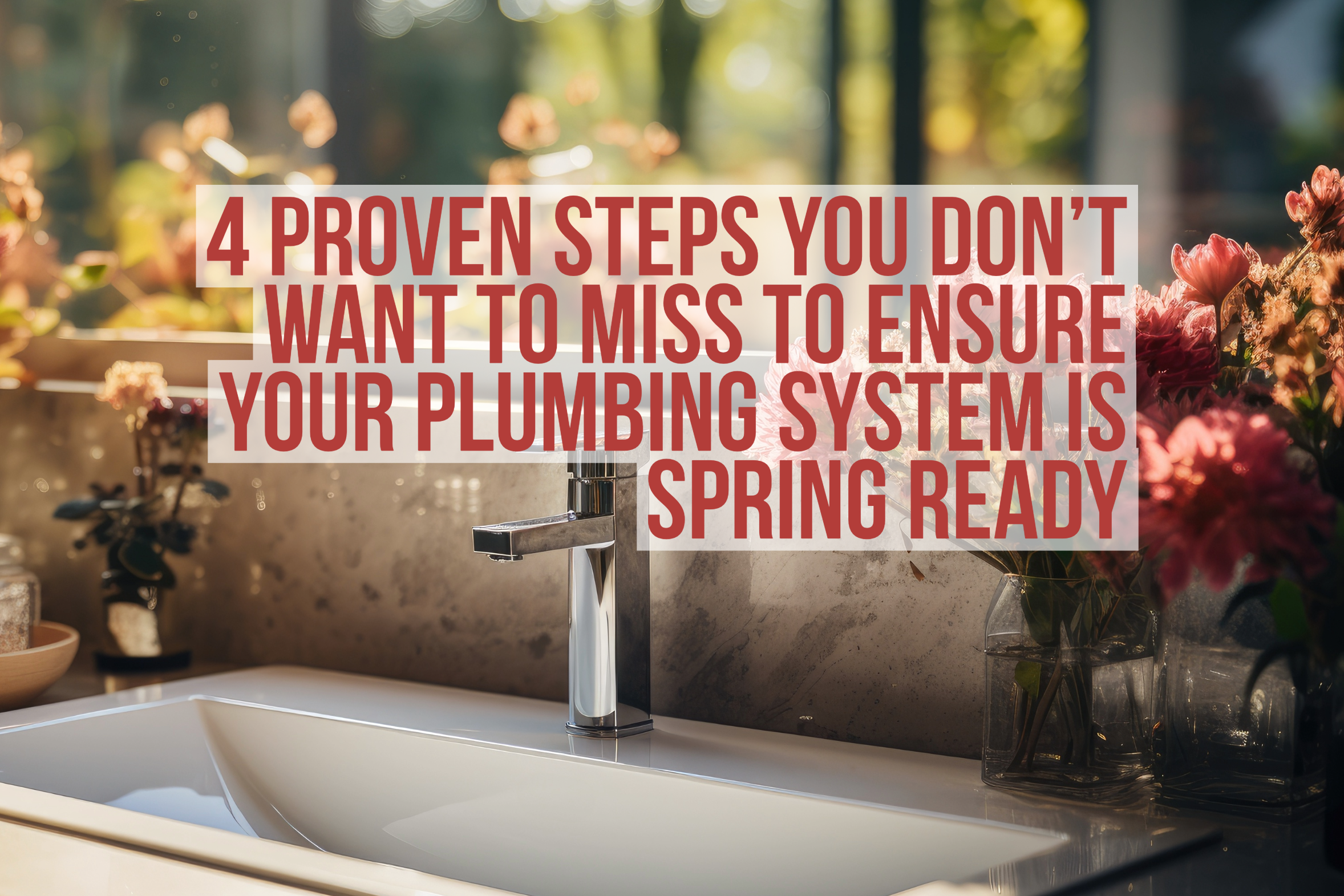 Spring plumbing tips to get your plumbing system spring-ready.
